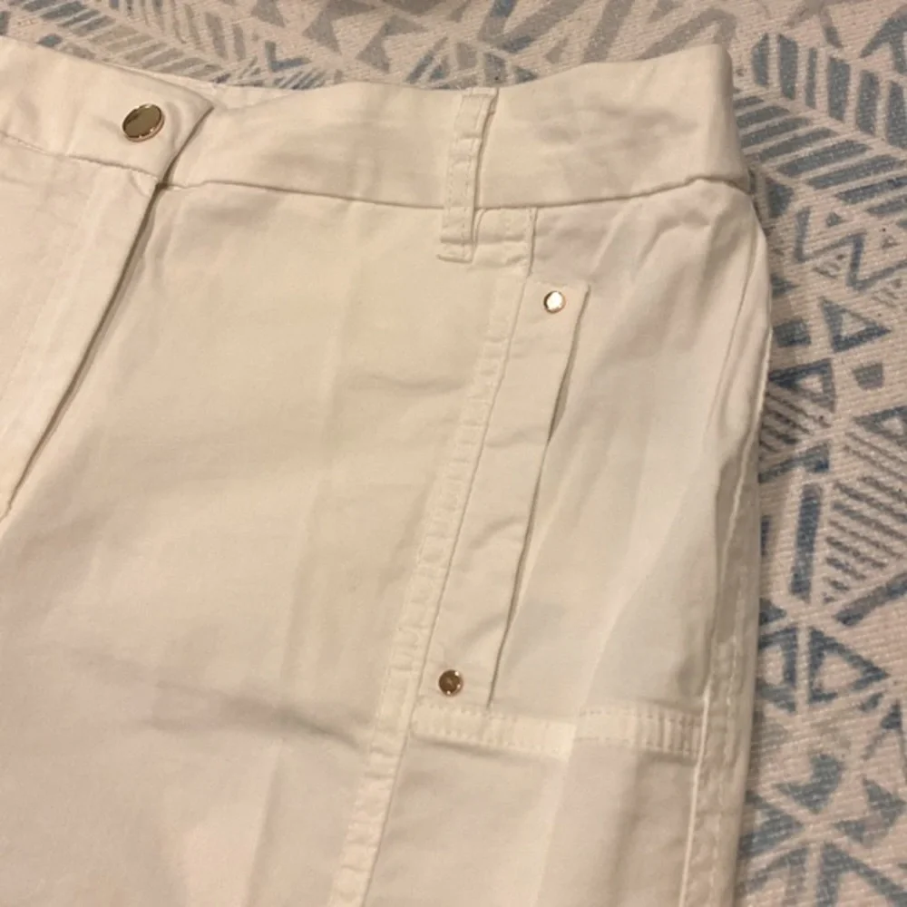 Chico’s White Bermuda Shorts